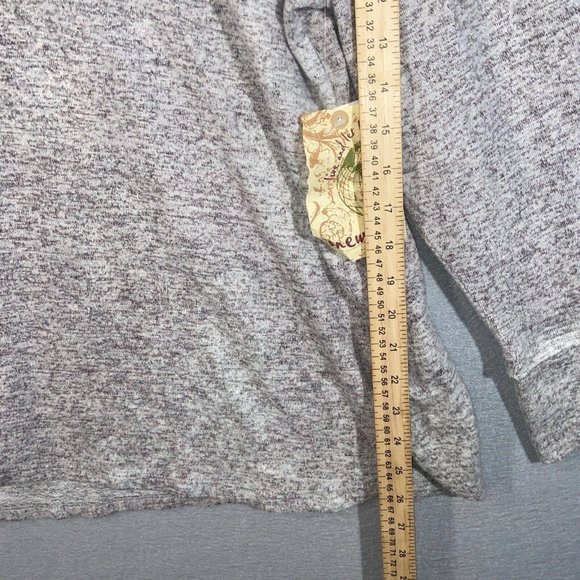 One World Tunic Sweater Womens 2X Gray Heathered Long Sleeve Cowl Neck Casual - Picture 6 of 14